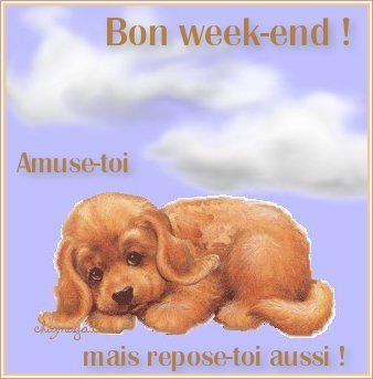 BON WEEK END GIF/IMAGE